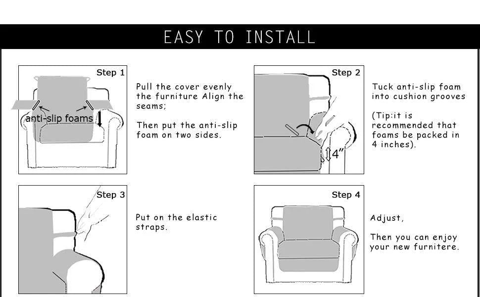 Husă de protecție reversibilă pentru canapea Couch Coat, 2 fețe, 170 × 235 cm, maro/alb